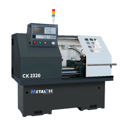 MetalTec CK 2320 токарный станок c ЧПУ с прямой станиной (пневм. патрон)